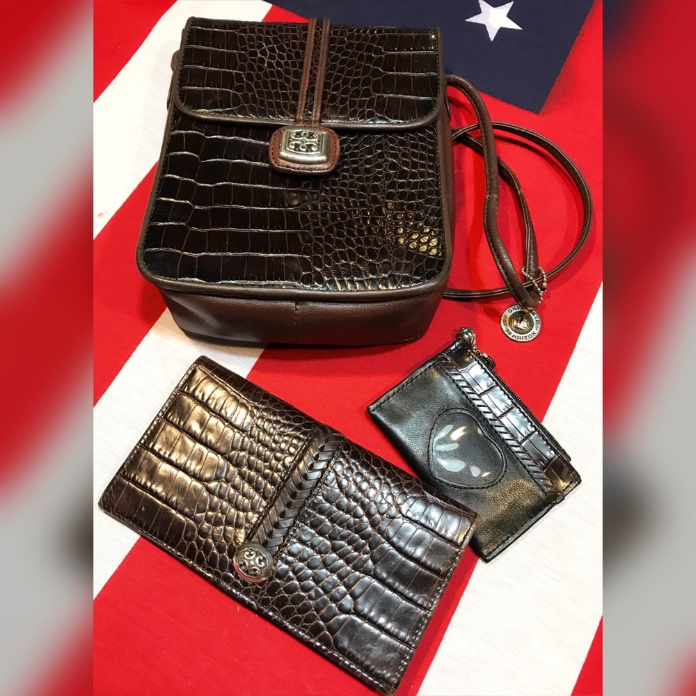 🦋 Brighton One World 3 Piece Crossbody